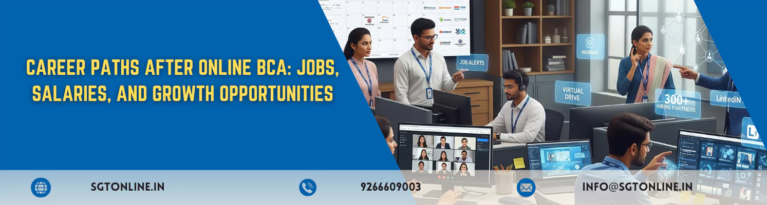 top 7 career opportunities after online MCA