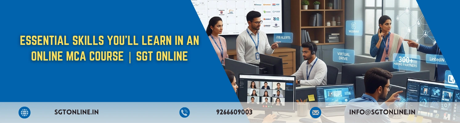 top career opportunities after online mca