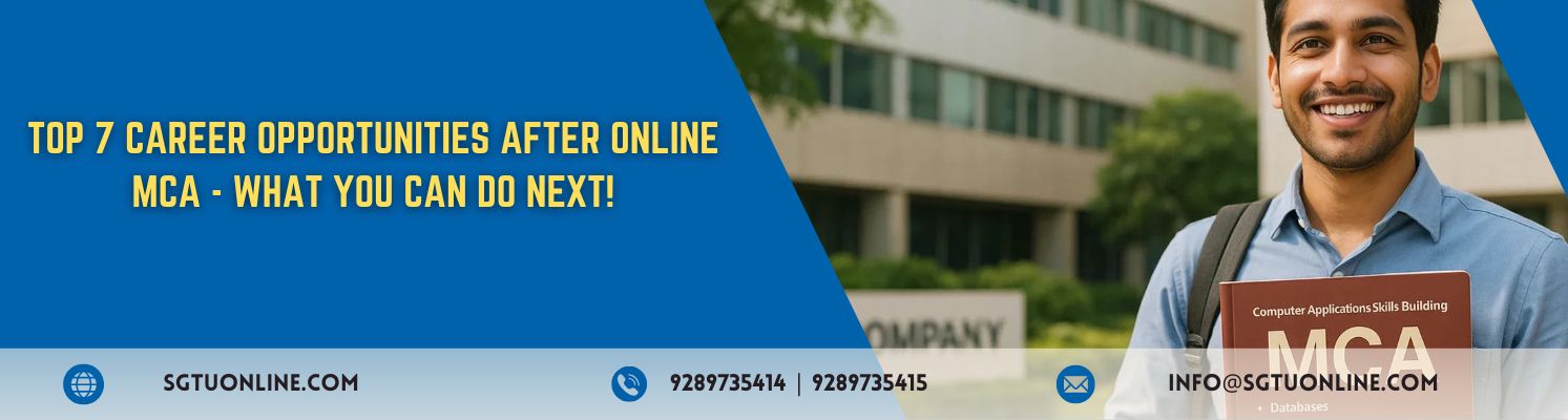 top 7 career opportunities after online MCA