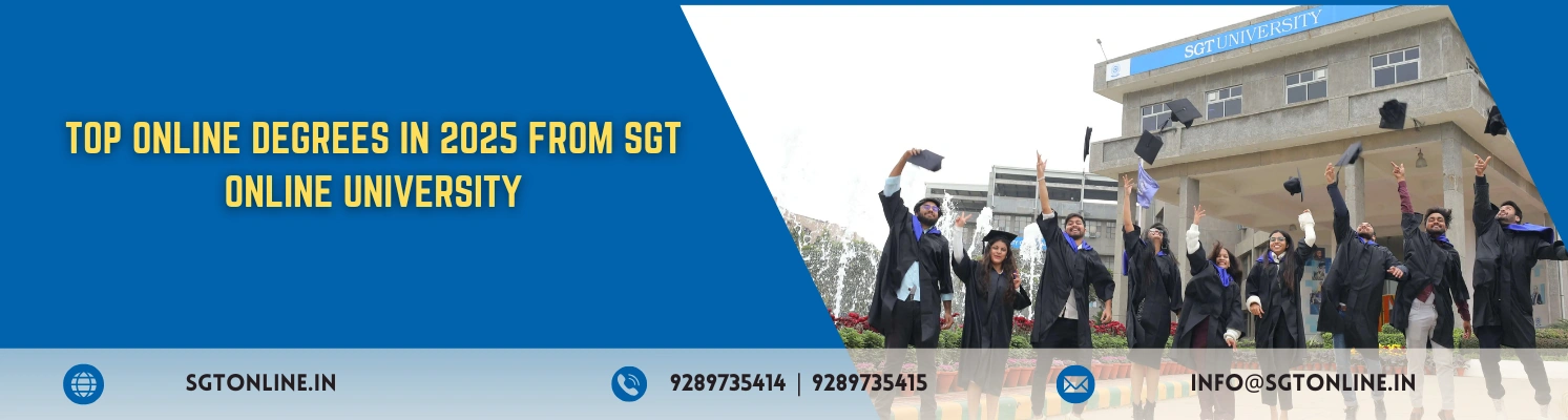 Top Online Degrees in 2025 from SGT Online University